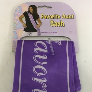 Sash-Favorite Aunt sash